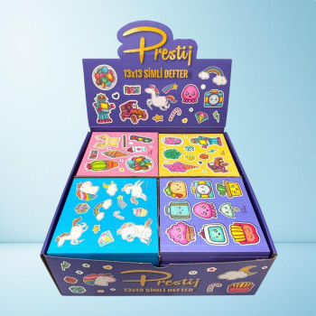 PRESTİJ PRJ-010 13X13 SİMLİ DEFTER 48'Lİ 168SY PRESTİJ PRJ-010 13X13 SİMLİ DEFTER 48'Lİ 168SY