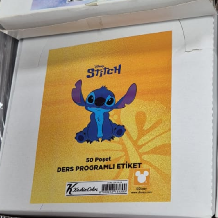 KESKİN STİTCH DERS PROG. ETİKET 3'LÜ PK:50'Lİ