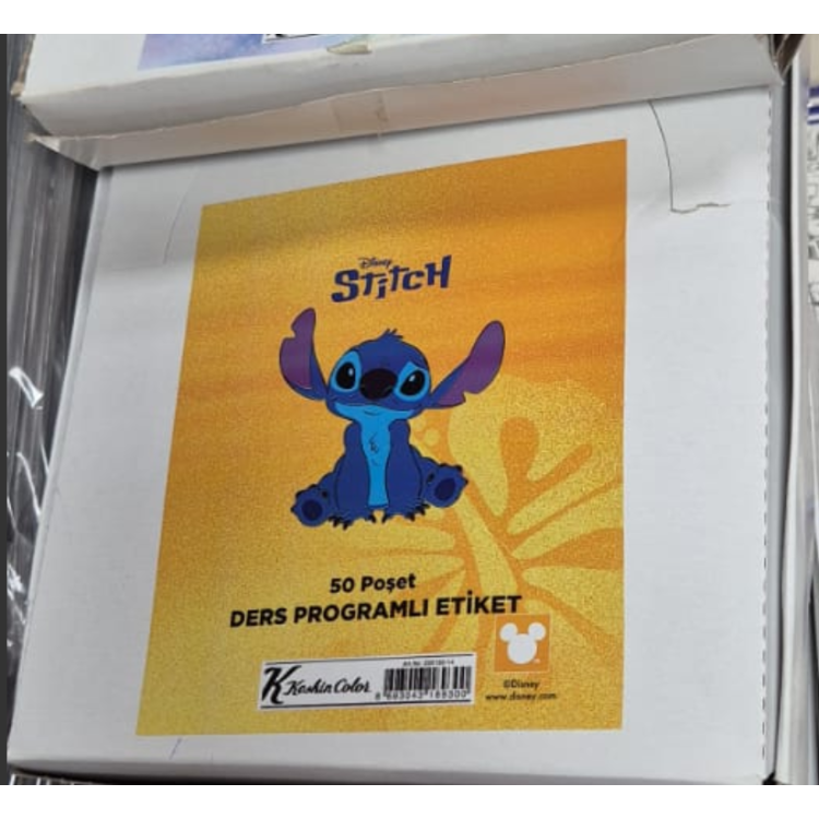 KESKİN STİTCH DERS PROG. ETİKET 3'LÜ PK:50'Lİ