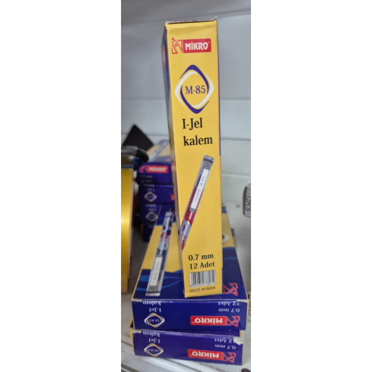 MİKRO M-85 JEL KALEM 0.7 MAVİ (BOX12)