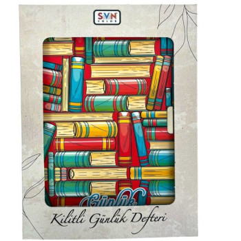 SVN-605 14X20 KİLİTLİ GÜNLÜK DEFTERİ 96 YPR.12 Lİ SVN-605 14X20 KİLİTLİ GÜNLÜK DEFTERİ 96 YPR.12 Lİ