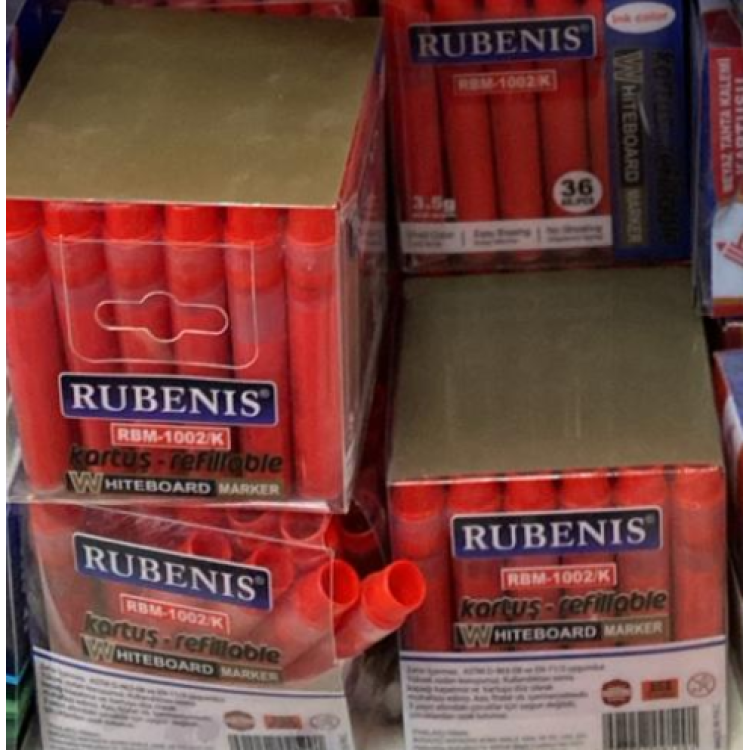 G-201Tk REFİL TAHTAKALEMİ KARTUŞU 36LI KIRMIZI