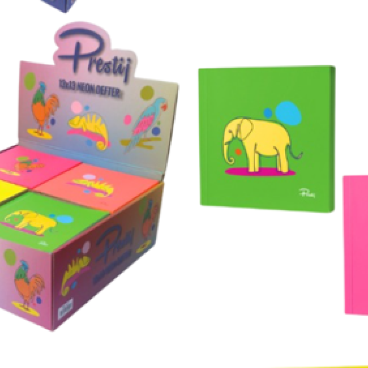 PRESTİJ PRJ-012 13X13 NEON DEFTER 44'LÜ 168SY