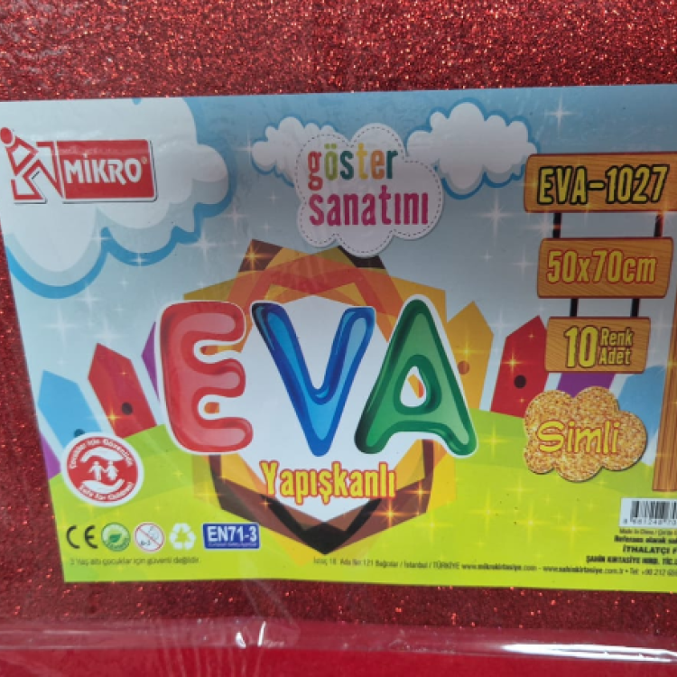 MİKRO EVA-1027 EVA SİMLİ YAPIŞKANLI 50X70 (POŞET10)
