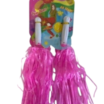 23 NİSAN GÖSTERİ AMİGO PONPON EKO 2Lİ -PEMBE- METALİZE (12ÇİFT) *23nisan