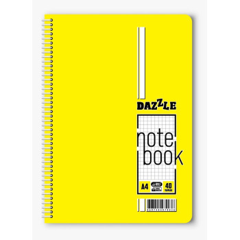 A4 PP KAPAK SPİRALLİ 40YP KARELİ (BOX12) *DF *DF A4 PP KAPAK SPİRALLİ 40YP KARELİ (BOX12) *DF *DF