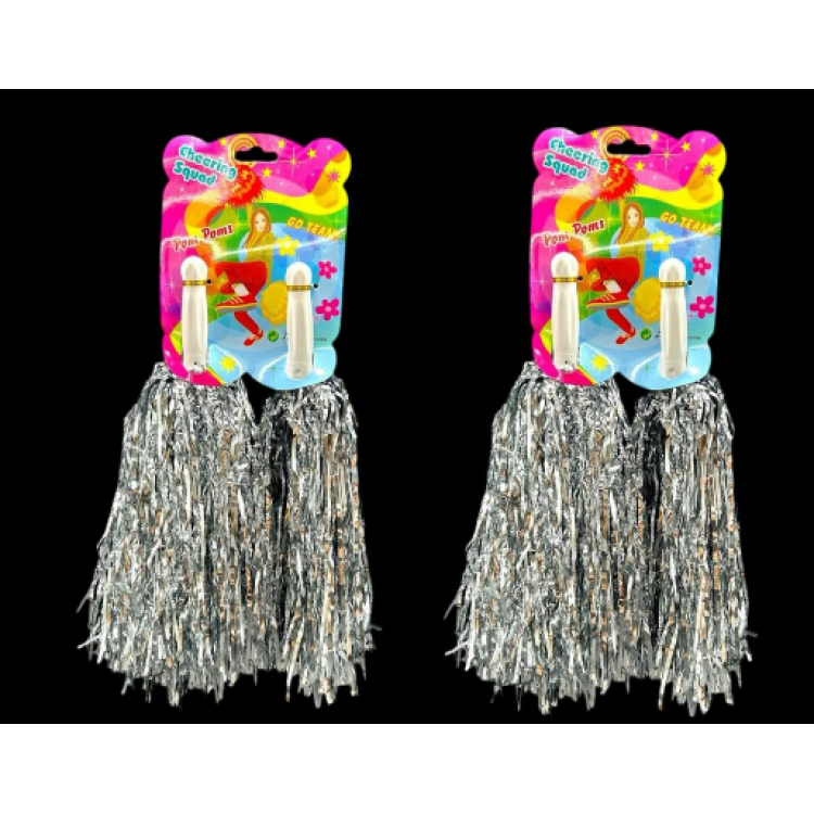 23 NİSAN GÖSTERİ AMİGO PONPON 2Lİ -KIRMIZI- METALİZE (12ÇİFT) *23nisan -H05