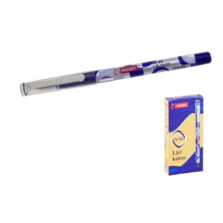 MİKRO M-85 JEL KALEM 0.7 MAVİ (BOX12)