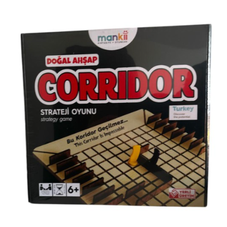 AHŞAP KORİDOR AKIL STRATEJİ OYUNU 25X25CM