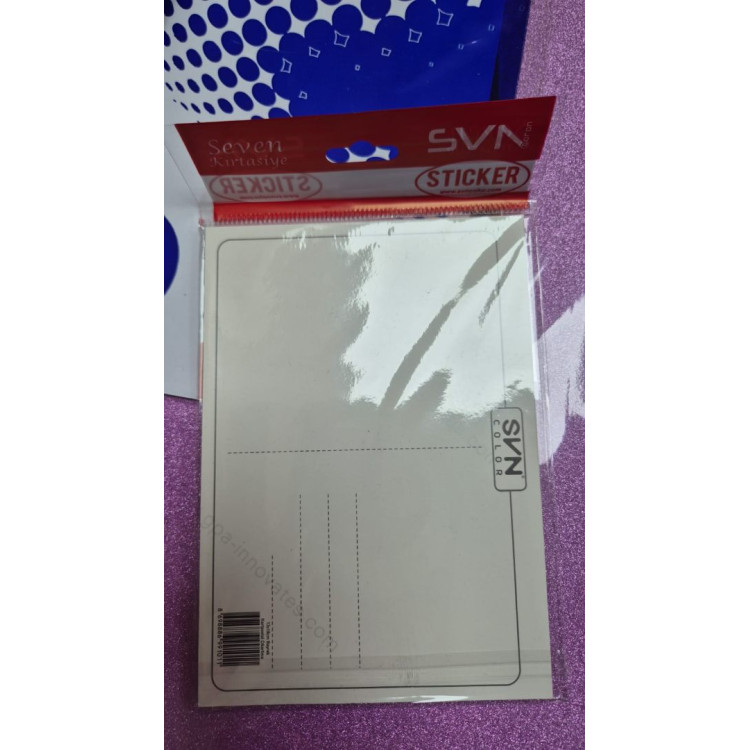 SVN 13*18 BAYRAK KARTPOSTAL ÇIKARTMA 10'LU STİCKER
