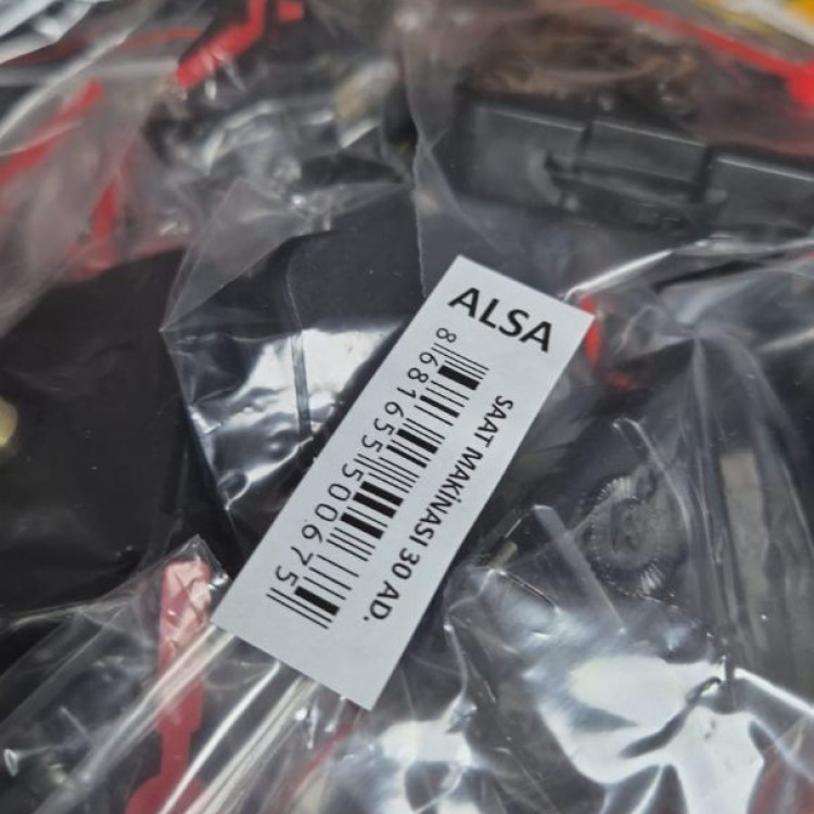 ALSA Askılı Saat Motoru Makinası Mekanizması (30'Lu) devre deney seti