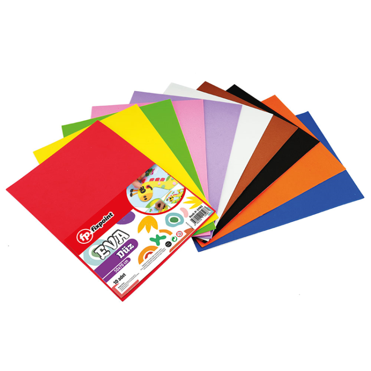 FİXPOİNT P-5983 EVA DÜZ 50X70 10LU KARIŞIK