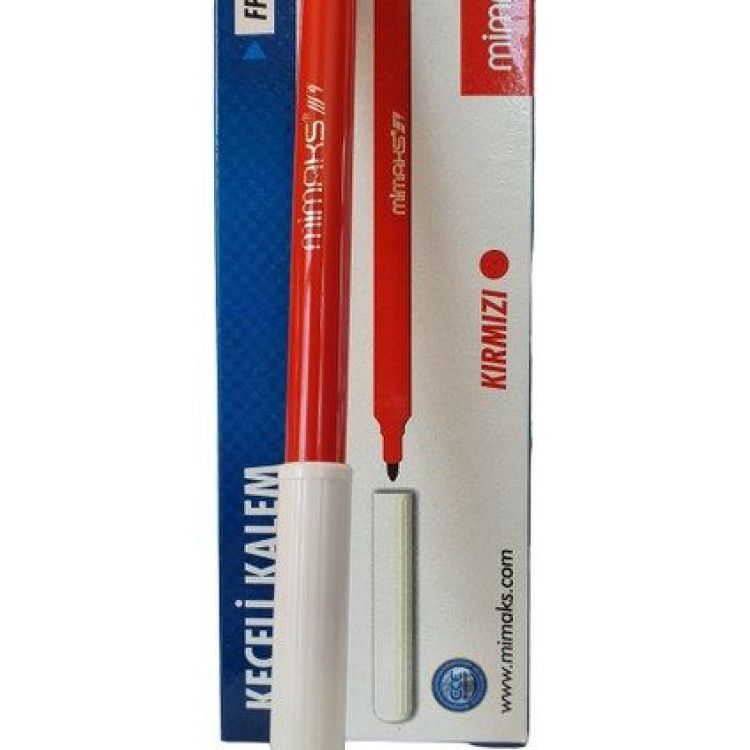 MİMAKS FPO-10M OFİS KEÇELİ KALEM KIRMIZI 10LU