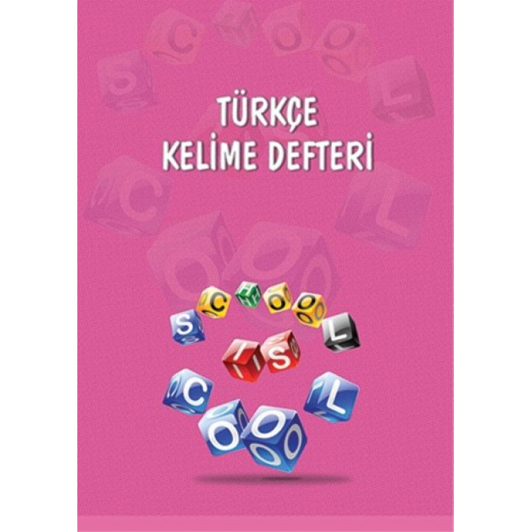 SİNGLE COLOR TÜRKÇE KELİME DEFTERİ 14x20 KAPAKLI 4LÜ (BOX12)