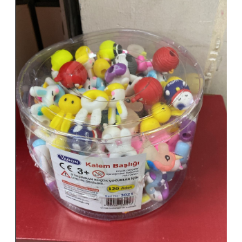 VAGON 3021 SİLKON KALEM BAŞLIĞI 120Lİ