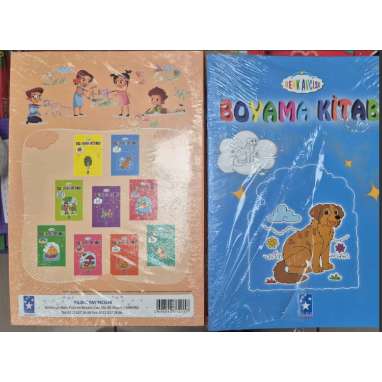 RENK AVCISI YILDIZ BOYAMA KİTABI 10'LU*30