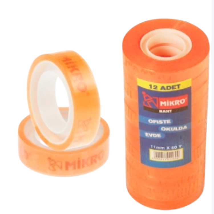 MİKRO PARA BANT 11MMX50Y 12Lİ