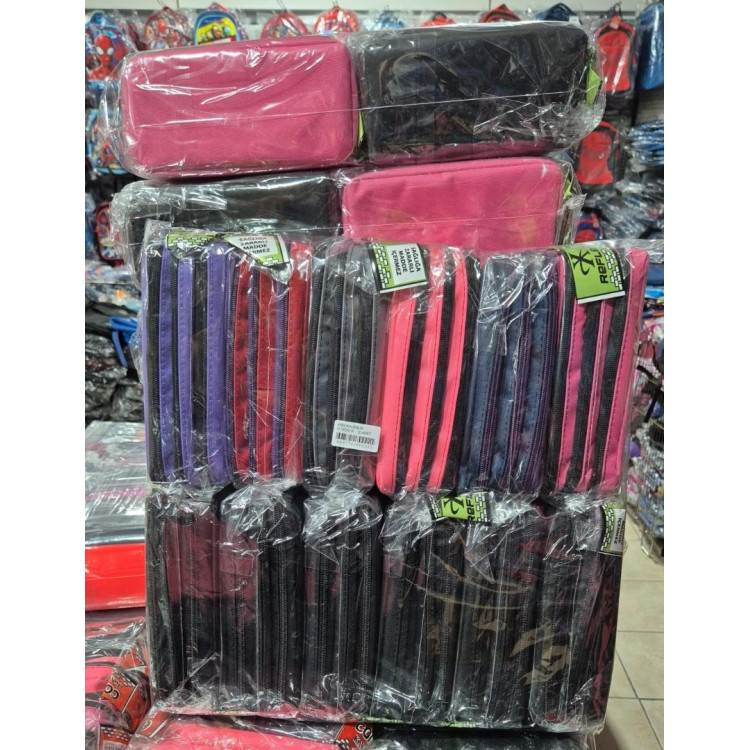 3 GÖZLÜ (BÖLMELİ) KALEMLİK 12Lİ