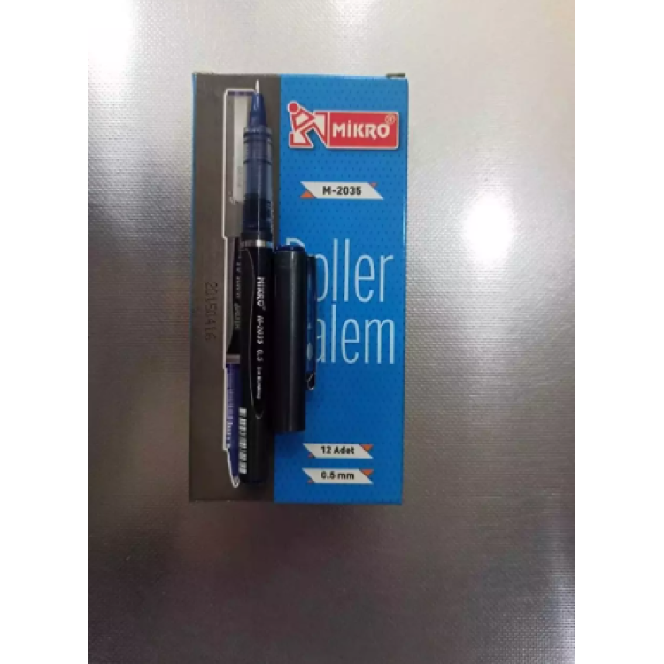 MİKRO M-2035 ROLLER KALEM 0.5 MAVİ (BOX12)