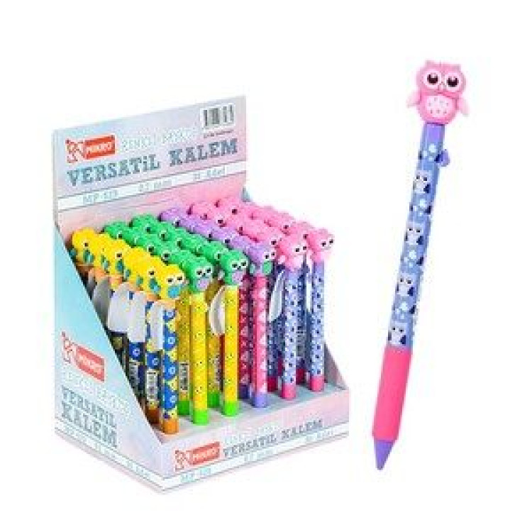 MİKRO  MP-529 VERSATİL KALEM 0.7 RENKLİ BAYKUŞ (BOX36)