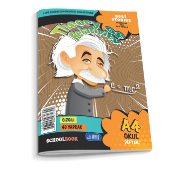 A4 METOD DEFTERİ 40YP KARTON KAPAK ÇİZGİLİ (BOX12) *DF