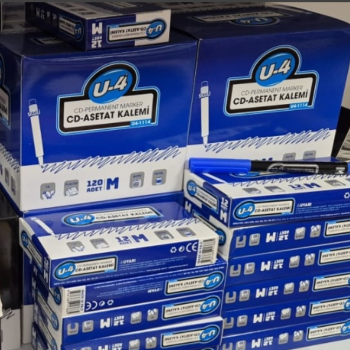 U4-1114 MAVİ-M PERMANENT SİLGİLİ CD ASETATLI KALEM (BOX12) U4-1114 MAVİ-M PERMANENT SİLGİLİ CD ASETATLI KALEM (BOX12)