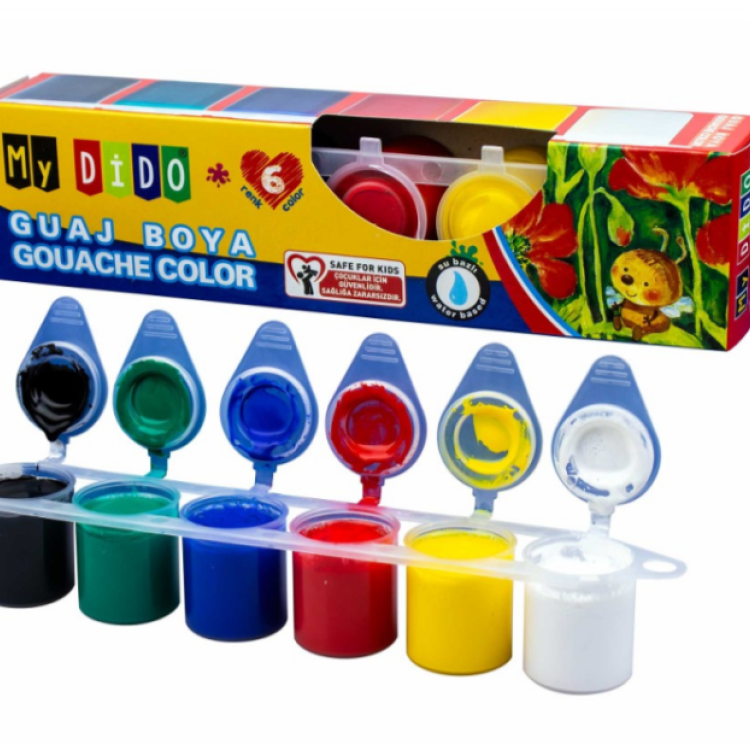 MyDido MY55 6renk Guaj Boyası 6x22ml
