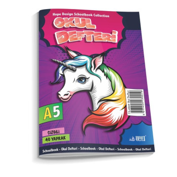 A5 LİSE DEFTERİ 40YP ÇİZGİLİ *DF A5 LİSE DEFTERİ 40YP ÇİZGİLİ *DF