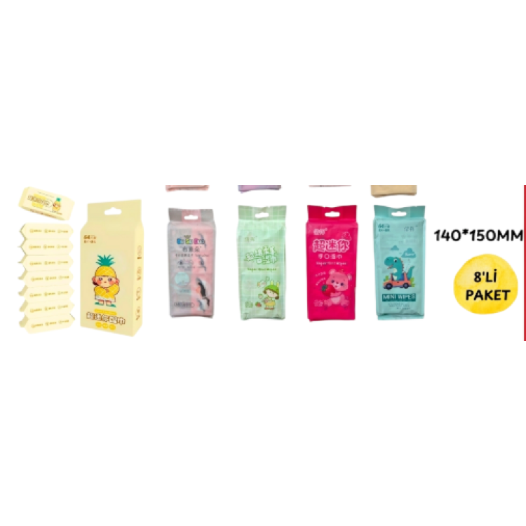 VAGON 9510 8Lİ ISLAK MENDİL 140X150MM