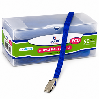MAPİ MAVİ 26 54 KLİPSLİ YAKA KARTI İPİ 50'Lİ #2