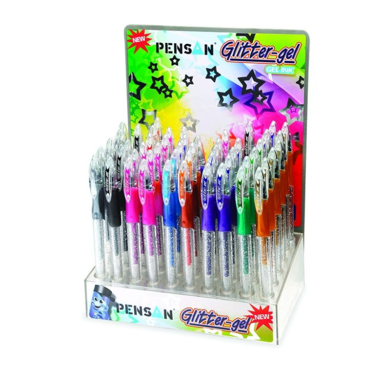 PENSAN 2280 1.0MM SİMLİ JEL KALEM GLİTTER GEL (BOX60)