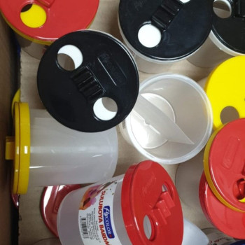 FLYCOLOR 7667 SULU BOYA FIRÇA KUTUSU BARDAĞI 24LÜ KUTUSU