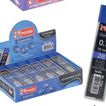 MiN MiKRO 0.7 Hi-POLYMER LEADS 75 MM 20Lİ TÜP VERSATİL UÇ 2B M-700 (24TÜP) MiN MiKRO 0.7 Hi-POLYMER LEADS 75 MM 20Lİ TÜP VERSATİL UÇ 2B M-700 (24TÜP)