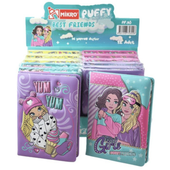 MİKRO PUFFY PF-90 BEST FRENDS 13x18CM NOT DEFTERI 12'Lİ #2 MİKRO PUFFY PF-90 BEST FRENDS 13x18CM NOT DEFTERI 12'Lİ #2