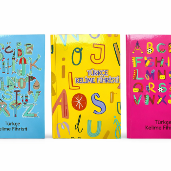SİNGLE COLOR TÜRKÇE KELİME DEFTERİ 14x20 KAPAKLI 4LÜ (BOX12)