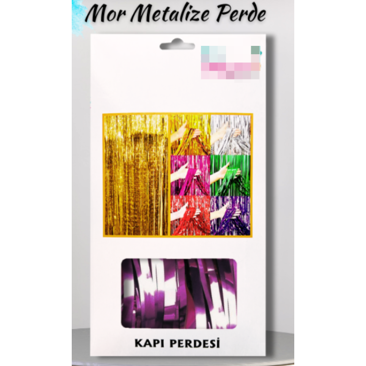 Kapı Perdesi Mor 100X200CM