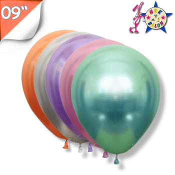 Krom 9" Balon Hbk Karışık 100'lü Krom 9" Balon Hbk Karışık 100'lü