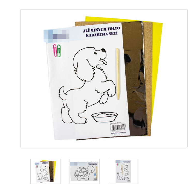 Folyo Kabartma Seti Alüminyum 20x30