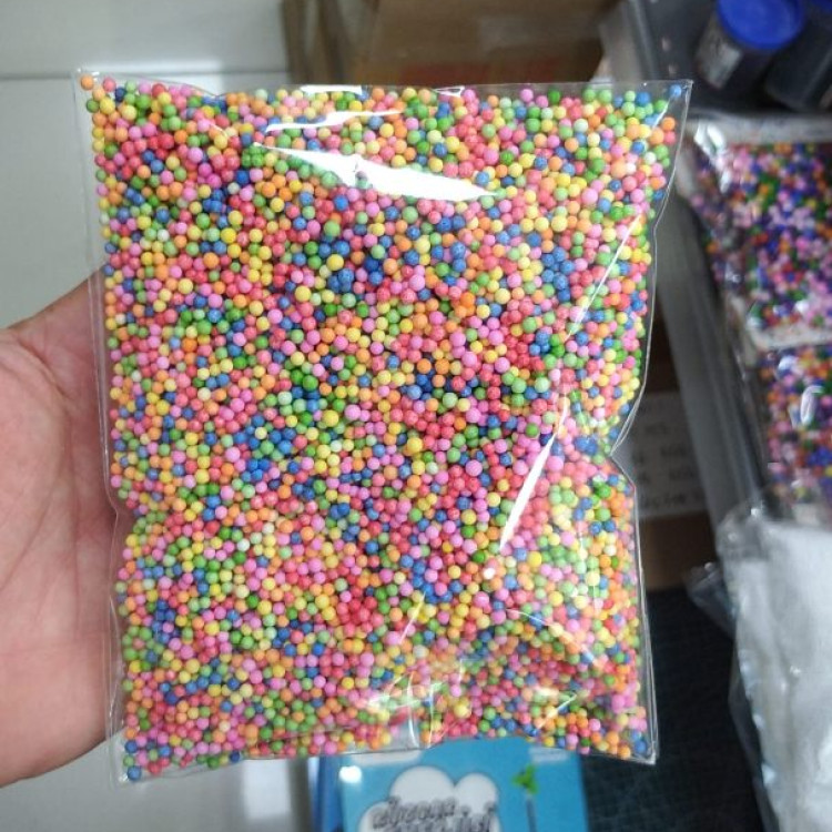 Renkli Mini Köpük Top Strapor