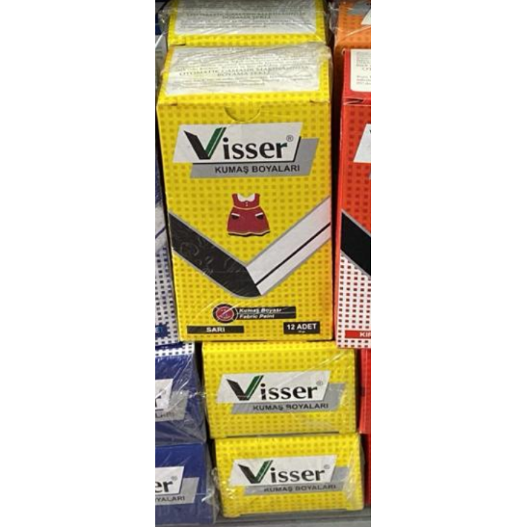Toz Kumaş Boyası 12gr (BOX12) sarı