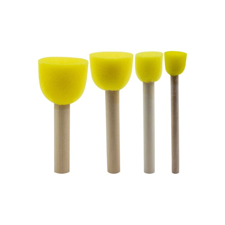 Patpat Sünger Tampon Fırça 4lü