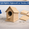 Obje Kuş Evi Mdf Küçük (12,50*8.8*8,8cm) BOYAMA MAKET