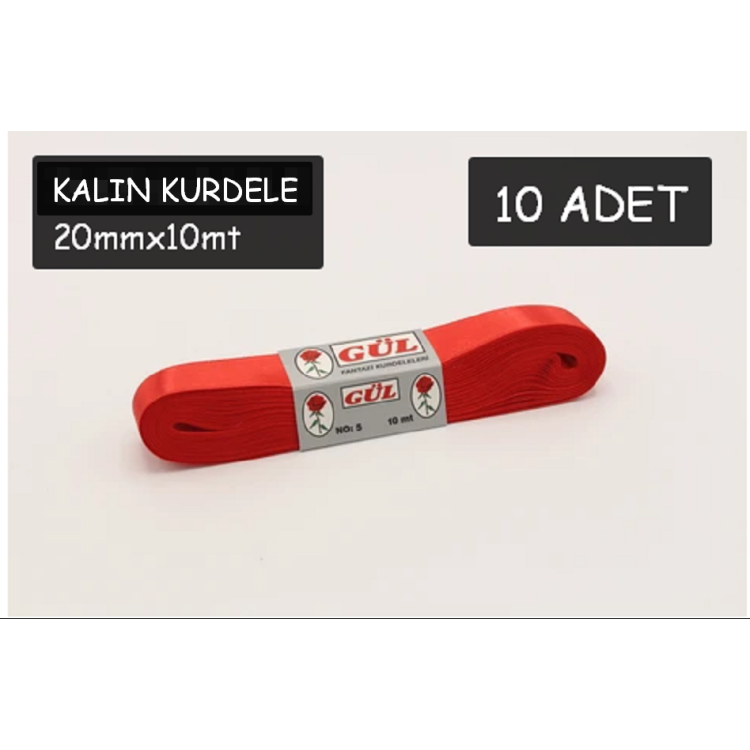 Kalın Kurdele 20MM 10M (5Li)