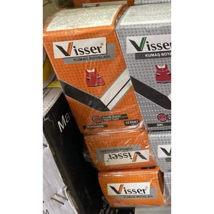 Toz Kumaş Boyası 12gr (BOX12) TURUNCU