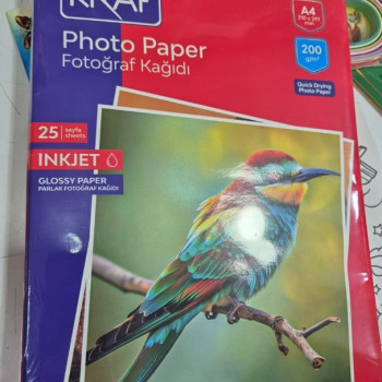 KRAF FOTOĞRAF KAĞIDI A4 200GR 25'Lİ