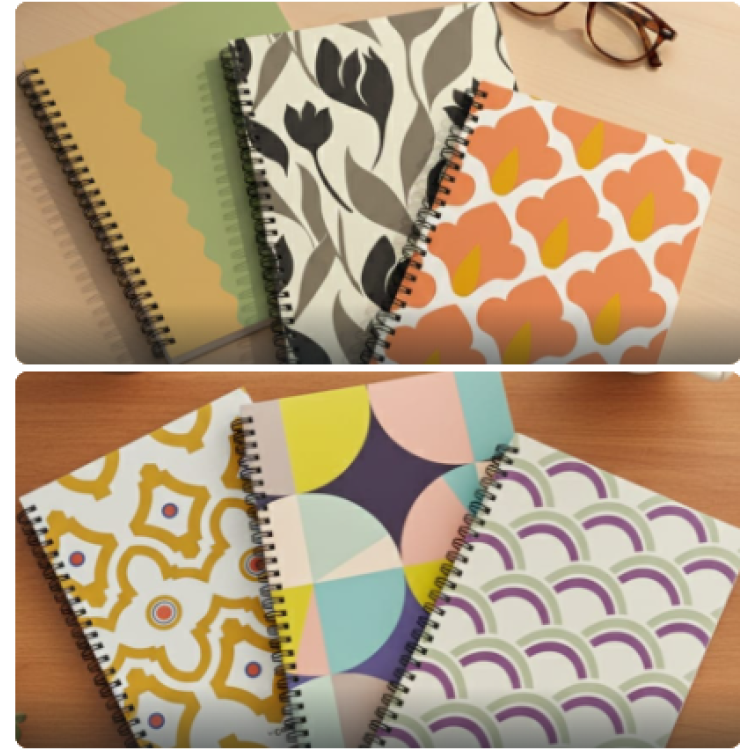 BYCAPPİ 17*24 SPİRALLİ ÇİZGİLİ 80SY SERT KAPAK NOT DEFTERİ