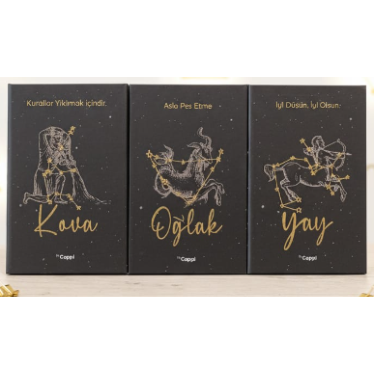 BYCAPPİ 14*21 BURÇLAR 160SY SERT KAPAK NOT DEFTERİ