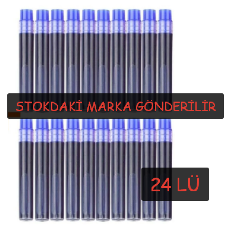 TAHTAKALEMİ KARTUŞU REFİL MAVİ (BOX24)