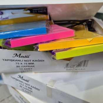 MASİS YAPIŞKANLI NOT KAĞIDI 75X75 12Lİ