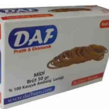 DAF 50 GR. AMBALAJ LASTİĞİ DAF 50 GR. AMBALAJ LASTİĞİ